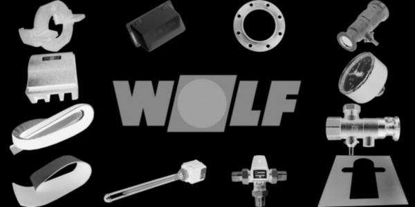 WOLF 2483901 Brennkammer steh.rechtes Teil HVG