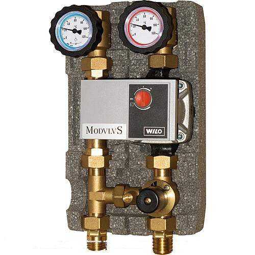 Heizkreisset Easyflow DN20(3/4") m.Isolierung,3-Wege Mischer,Pumpe Yonos Para RS 15/6 RKC