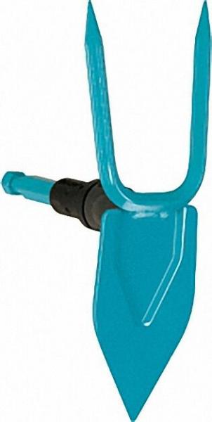 GARDENA Combisystem-Gartenhacke Gerades Blatt 7, 5cm Arbeitsbreite, 2 Zinken
