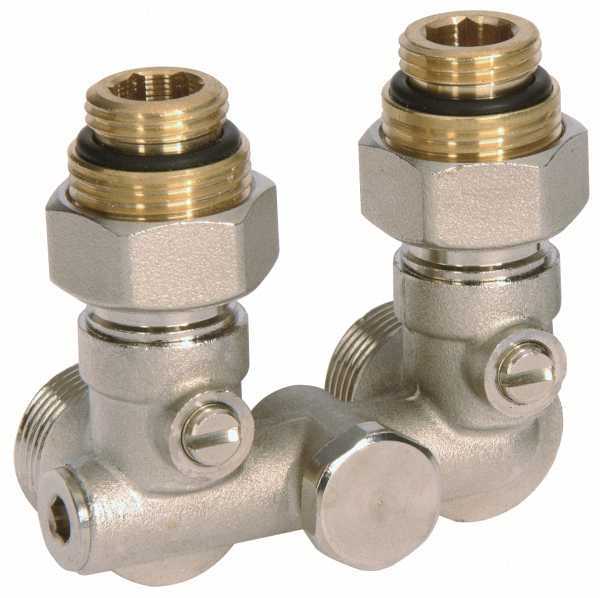 VIESSMANN 9573921 Anschlussverschraubung R1/2 IG, Eckform, Einrohrsystem