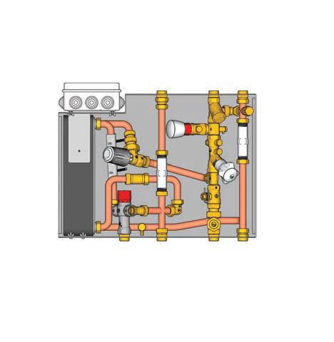 GE556Y303 Wohnungsübergabestation mit dezentraler Warmwasser GE556Y303 Wohnungsübergabestation mit dezentraler Warmwasser