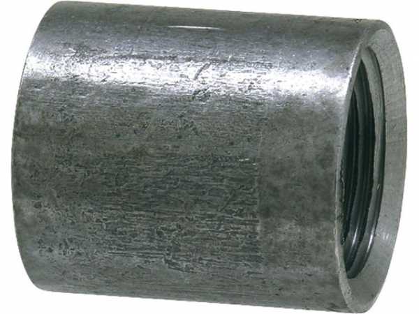 Schweißfitting schwarz Muffe 26,9mm DN20 (3/4")