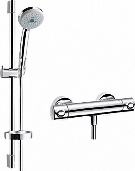 HANSGROHE Brausethermostatset Chroma 100 Multi Combi 0, 90 m, DN15, best. aus: Croma 100 Multi+Unica