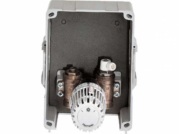 Multibox K Unterputz Einzelraumtemperaturregelung mit Thermostatventil Abdeckung weiß 9302-00.800