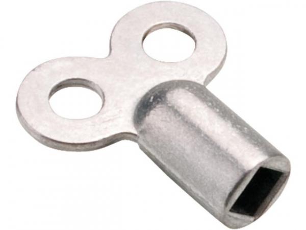 Entlüftungsschlüssel aus Metall, Vierkant 5mm, VPE 100 Stück