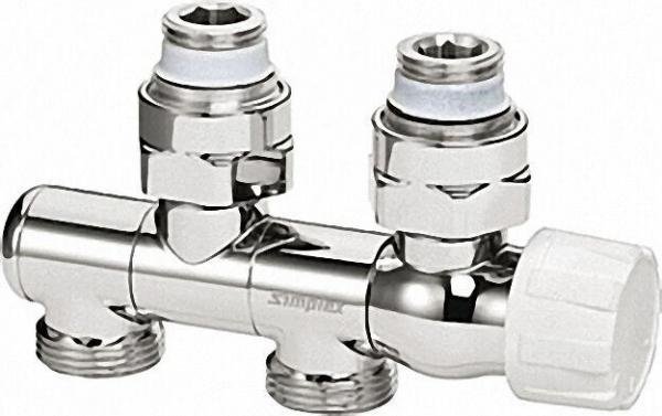SIMPLEX Ventilarmatur VarioCon 1/2'' IG Cr mit Bauschutzkappe