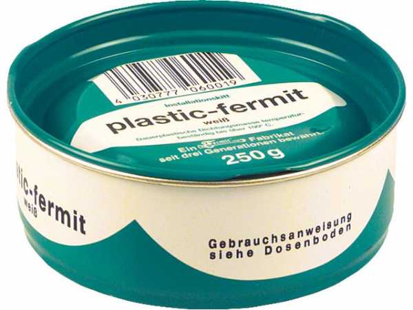 FERMIT Plastik weiß, W117, Dose 0,25 kg