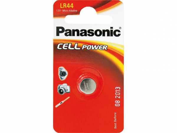 PANASONIC Knopfzelle Alkali Mangan LR-44EP