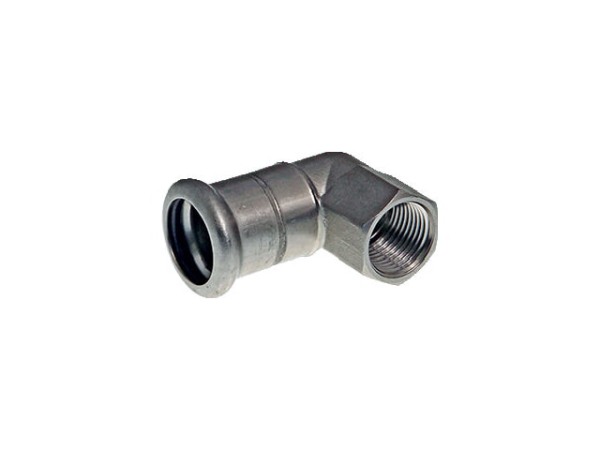 Buderus Logafix Edelstahl Winkel 90° 22xRp3/4 M-Kontur V2A EPDM O-Ring LBP-Funktion Innengewinde