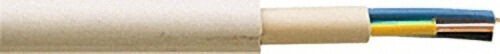 Isolierte Starkstromleitung NYM-J, 7 x 2,5, gr, Rolle a 100m