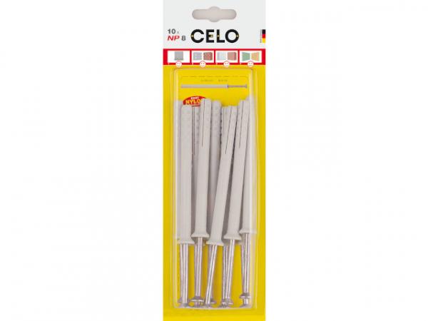 CELO Blister Nageldübel NP 6-80, VPE 10 Stück Blister