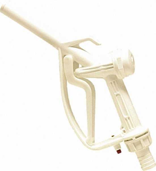 Kunststoff Zapfpistole mit Schlauchtülle 25mm max 80l/min