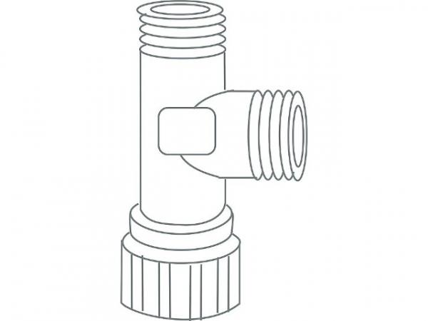 Eckventil 3/8'' zu Winner-2 Montageelement