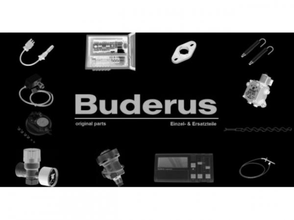 Buderus 5997800 Blindabdeckung Schalterrahmen RAL9001