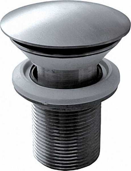 Ablaufventil inox-press Edelstahl poliert