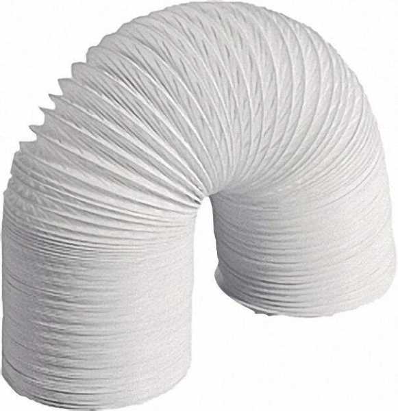 Kunststoff-Flexschlauch 100 für Dunstabzugshauben weiß Typ 1056 DN 100 /Rolle 6m