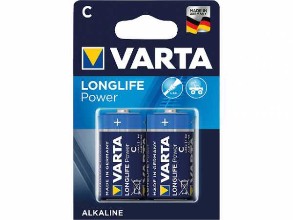 VARTA High Energy Batterien V 4914 Blister B2, Baby 1,5V LR14, VPE 2 Stück