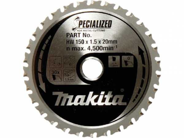 Kreissägeblatt MAKITA® Ø 150 x 1,5 x 20 mm, 32 Zähne , für Metall