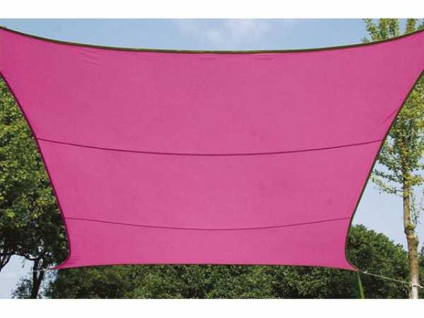 Sonnensegel Viereck 3.6x3.6 m Fuchsia GSS4360FU