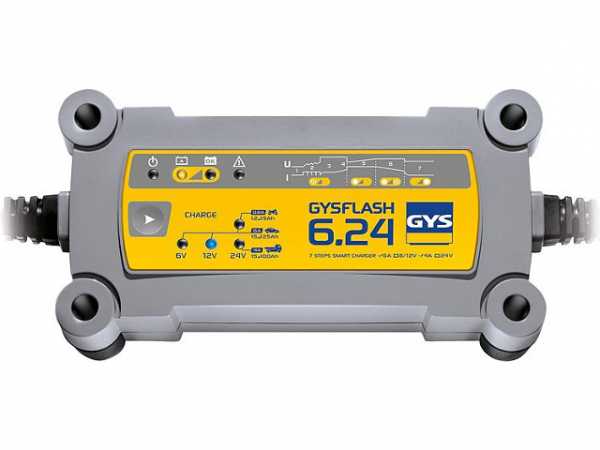 Batterieladegerät GYS GYSFLASH 6.24 für 12/24V Batterien