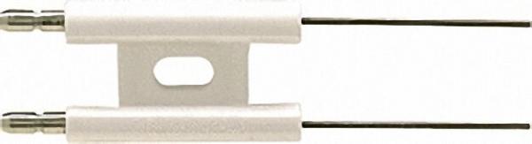 Doppel-Zündelektrode Universal 6,3mm, Draht gerade 40mm passend für MEKU-Mischeinreichtung