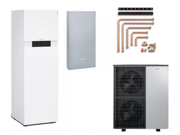 Paket Vitocal 222-S Luft/Wasser-Wärmepumpe Split 7,0kW AWBT-M-E-AC 221.C10 Anschluss rechts/links, Speicher 220L, Z017635