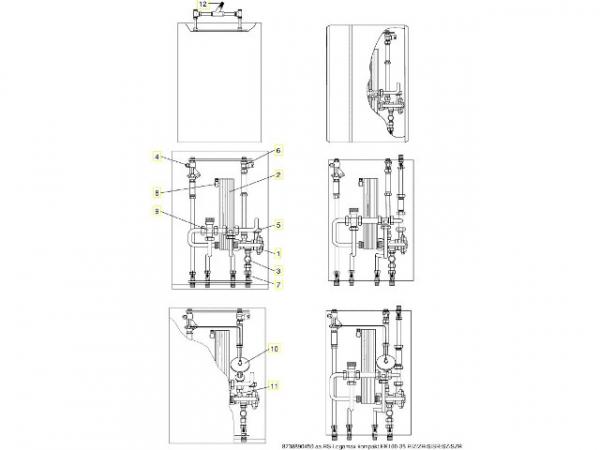 Buderus 1022726 Thermostat-Ventil Untertl DN15 1/2" PN10