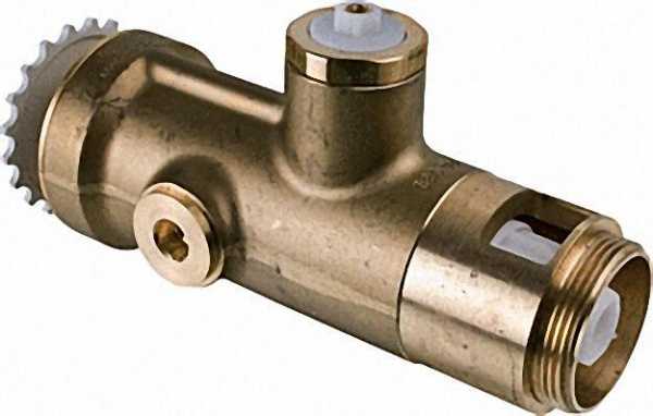 GROHE Druckspüler für WC Austausch- armatur, Niederdruck ohne Vorabsperrung/Durchspülbogen