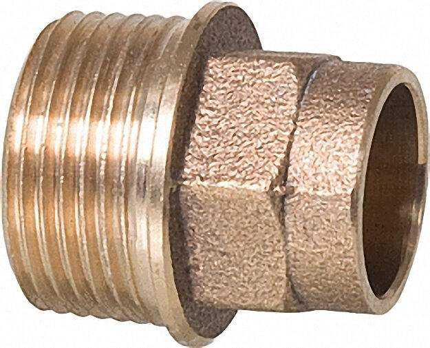 Rotguß-lötfittings 4243g Übergangsnippel mit Außengewinde 54-Rx 1 1/2' Rotguß-lötfittings 4243g Übergangsnippel mit Außengewinde 54-Rx 1 1/2'