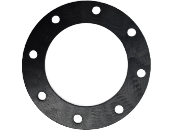 NBR-Flanschdichtung 173 x 115 x 4 mm, Lochkreis 150 mm, 8-Loch