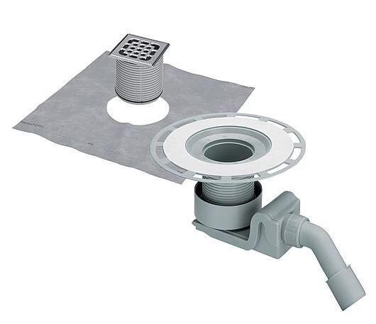 VIEGA Ablaufgarnitur 4927 in DN40xDN50, Kunststoff grau