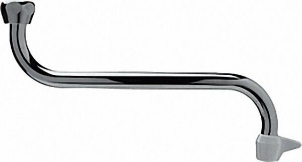 S-Auslauf 1/2'' 170mm mit Handschutz