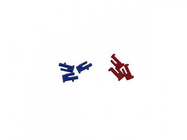 WOLF 2745204 Schaltreiter3 Stück Blau + 3 Stück Rot, Theben(ersetzt Art.-Nr. 2744069, 2744070)