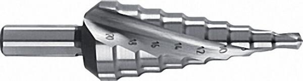 HAWERA HSS-Stufenbohrer Kreuzanschlifür Bohrbereich: 4,0mm-20,0mm