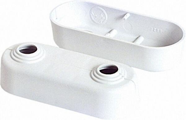 Heizkörper Doppelrosette Rohrdurchmesser 10, 12, 15, 18 VPE 10stk weiß
