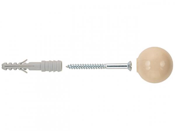 Fischer Türstopper TS 8 BG beige, 60551, VPE 10 Stück