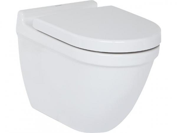 Wand-Tiefspül-WC Duravit Starck3 compact aus Keramik, 4,5l Spülung, weiß, BxHxT 360x340x485mm