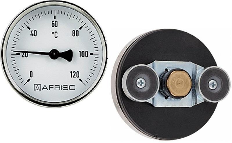 AFRISO Magnet-Anlegethermometer, 80 mm, 0 - 120°C