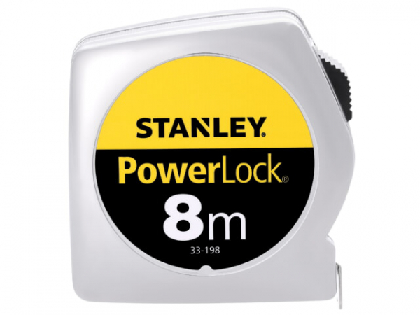 Stanley Bandmaß Powerlock Kunststoff 8m/25mm 0-33-198