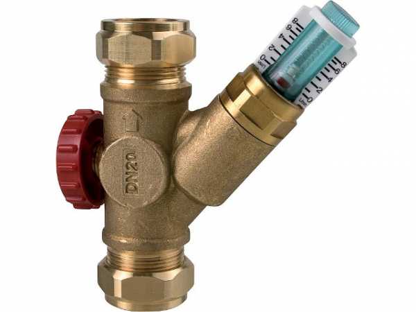 WATTS INDUSTRIES Abgleichventil WattFlow OL beidseitige Klemmverschraubung SRVOL-KVSR DN 20 22mm, 2-16 L