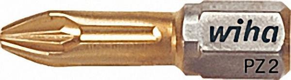 WIHA TiN-Torsions-Bit, Pozidriv, Form C 6, 3 Typ 7012 TiN, PZ3 x 25