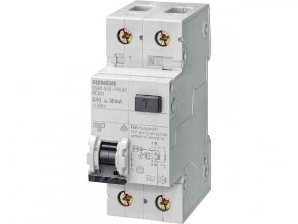 FI/LS-Schalter Siemens, 6KA, Typ A, C10A, 30mA, 5SU1356-7KK10