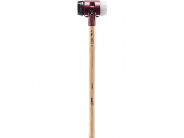 SIMPLEX-Vorschlaghammer HALDER® mit Tempergussgehäuse und Hickorystiel, Superplastik/Gummikomposition, Ø 80 mm