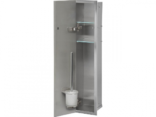WC-Wandcontainer Edelstahl befliesbar Zero 800 1 Türe links