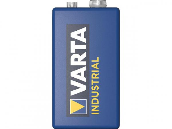 VARTA INDUSTRIAL Batterien 9V-E-Block ALKALINE, VPE 20 Stück im Karton