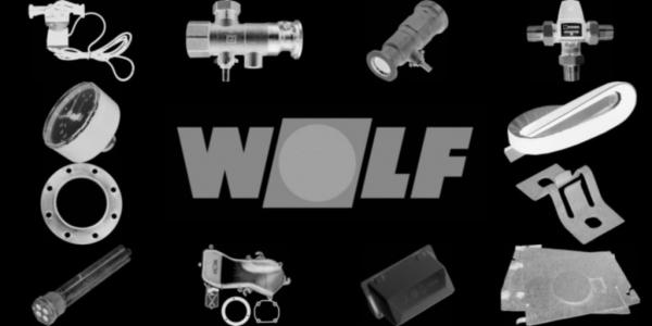 WOLF 8903201 Verkleidung Rückwand, Silber