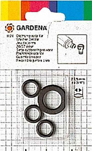 GARDENA Dichtungssatz für 1/2'', bestehend aus 1 Flachdichtung + 3 O-Ringe für Art.: -Nr. 92 080 21