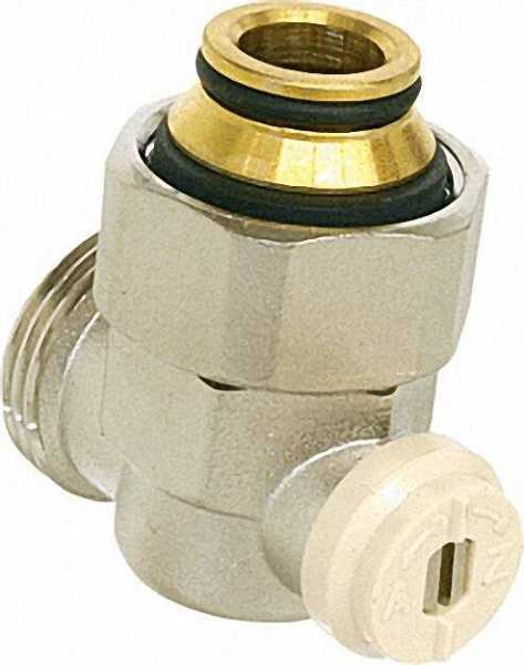 CALEFFI Einzelkugelhahn Eckform 3/4''IG Eurokonus Rohranschluss 3/4''