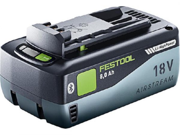 Ersatzakku Festool 18 V BP 18 Li 8,0 HP-ASI, mit 8 Ah Bluetooth®