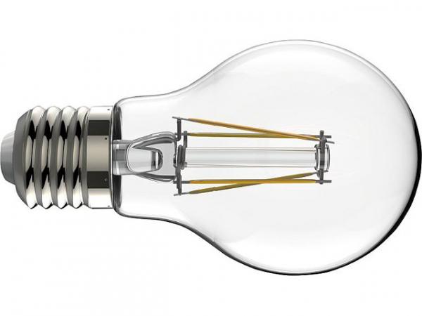 LED Glühlampe Filament AGL klar, 7W, E27, 806lm, 2700K dimmbar